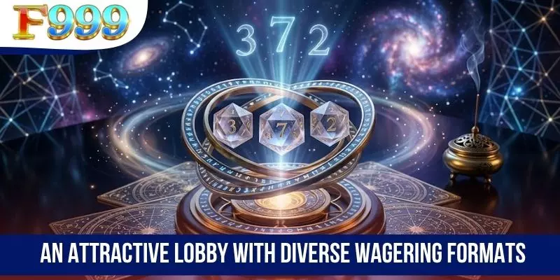 An attractive lobby with diverse wagering formats