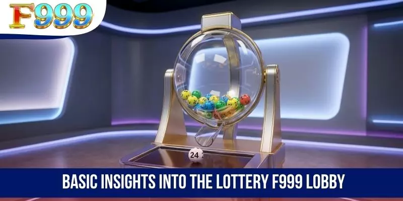 Basic insights into the Lottery F999 lobby