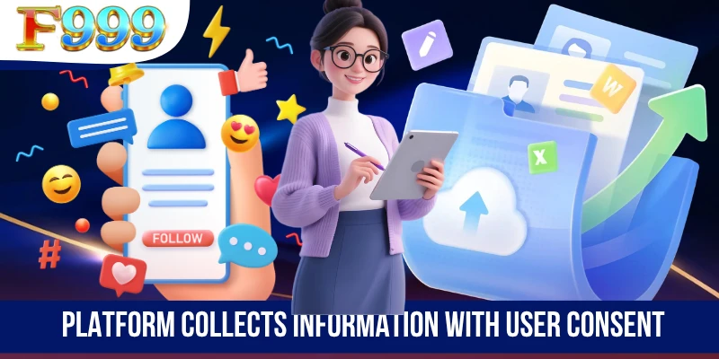 Platform collects information with user consent