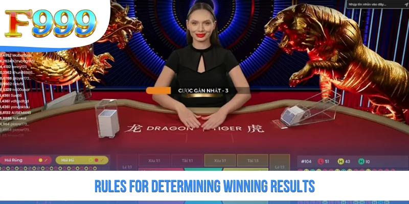 Rules for determining winning results