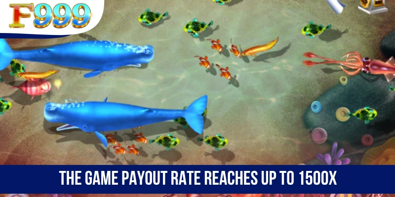 The game payout rate reaches up to 1500X